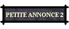 PETITE ANNONCE 2